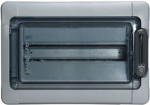 Plexo3 cabinet 18 modules surface mounting IP65 IK09 with PE+N terminal blocks 601985 | 3245066019857