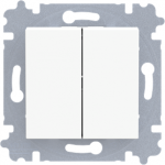 Push-switch, 2 gang 1 way 2CHH598745A6068 | 8592624109662