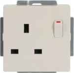1gang With screw-type terminals. SP switched Without claws. Only for mounting in flush-mounted wallboxes 2CKA002190A0213 | 4011395122464