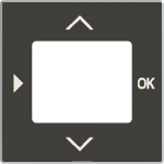 Color: Soft Black.   Cover plate for timer control element code: 8165.31. 2CLA856530A1501 | 8427238148915