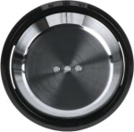 Ring color: Black Glass   Rocker for switches code: 8101, 8101.5, 8102, 8102.1, 8102.5 & 8110 2CLA860130A1501 | 8427238121758