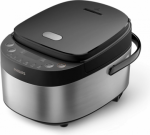 Philips Mini rice cooker | HD3093/80 3000 series | 600 W | 0.85 L | Number of programs 8 | Black/Stainless Steel HD3093/80 | 8720389055300
