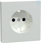 Central plate for SCHUKO socket-out let insert, shut., lotus white, Sys MEG2330-6035 | 4042811196684