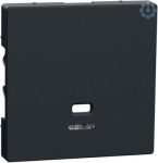 Schneider Electric Merten System M cover plate MEG3380-0414 is in color anthracite for pull cord. This cover plate belongs to M-Arc, M-Elegance, M-Plan, M-Plan glass, M-Smart, M-Star, System M aesthetic group. The fixing mode of this device is by cla ...