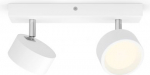 LED Ceiling/Wall-Mounted luminaire Bracia, 2x5.5W, 2700K, 1100lm, white 929003298701 | 8720169174764