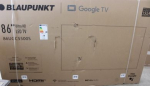 SALE OUT. Blaupunkt 86UGC5500S 86" (218 cm) 4K Ultra HD LED Google TV | SALE OUT. Blaupunkt LED TV | 86UGC5500S | 86 | Smart TV | Google TV | UHD | Black | DAMAGED PACKAGING 86UGC5500SSO | 2000001430910