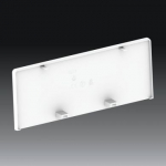 End cover 8231HF, PK 170X65 D HF, white, accesories for parapet trunking 8231HF_HB | 8595568934840
