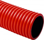 Flexible halogen free double-coated corrugated pipe KOPOFLEX diameter 160 mm, red, length 25 m KF 09160_BB | 8595057647800