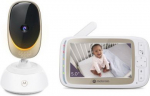 Motorola | L | 5" TFT color display with 480 x 272 resolution; Lullabies; Two-way talk; Room temperature monitoring; Infrared night vision; LED sound level indicator; Wi-Fi connectivity for on-the-go viewing; 2.4GHz FHSS  wireless technology for in-h ...