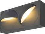 LID I, wall-mounted light, 2700/3000K, 29W, PHASE, 100&deg;, anthracite 1007668 | 4024163288095
