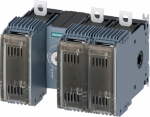 Switch disconnector with fuse 160 A, Size 2, 3-pole for LV HRC fuse Sz. 000 and 00 Front operating mechanism center Basic unit without handle flat terminal 3KF switch disconnector with fuses as main, EMERGENCY STOP or maintenance switch. Depending on ...