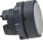 Head for non illuminated push button, Harmony XB5, white flush, 22mm, spring return, unmarked ZB5AH01 | 3389110134834