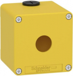 Die cast empty control station, Harmony XAP, XB2 SL, zinc alloy, yellow, M20, 1 cut out 22mm, 80x80x XAPK1501 | 3389110001129