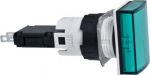 Complete pilot light, Harmony XB6, rectangular green, plastic, 16mm, integral LED, 12...24V XB6DV3BB | 3389110764482