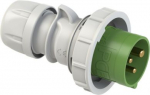 CEE Industrial plug 3x32A (2P+PE) 10h IP67 green/grey 0232-10 | 9003399012402