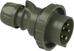 CEE Industrial plug 5x16A (3P+N+PE) 6h IP67 SHARK green 0152-6.U | 9003399851926