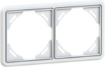 Cover frame, 2-way, 105x105 mm, white 9022 | 9003399636103