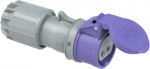 CEE connector 2x16A 24VAC 50/60Hz IP44 TWIST with cap purple 262V | 9003399054372