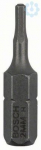 Screwdriver bit HEX 2.0mm, 25mm 3pcs. 2607001718 | 3165140302432