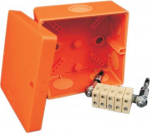 Fire resistence junction box KSK 100 101x101x62mm E90 IP66 with terminals 5x1,5-6mm&sup2; KSK 100_PO | 8595568919144