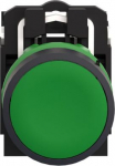 Push button, plastic, flush, green, &Oslash;22, 1NO+1NC, Harmony XB5 XB5AA35 | 3389110842029