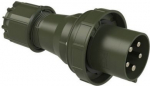 CEE conector 5x125A (3P+N+PE) 6h IP67  POWER TWIST, camouflage 045-6.u | 9003399291708