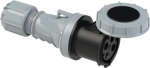 CEE connector 4x63A (3P+PE) 7h IP67 POWER TWIST black 234-7 | 9003399047053