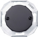 Blind cover plate, black, Renova WDE011290 | 3606480661006