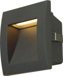 DOWNUNDER OUT LED S, LED outdoor recessed wall light, 3000K, IP55, 25lm, 1.7W, anthracite 233605 | 4024163148092