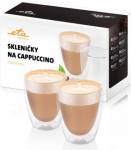 ETA | Cappuccino cups | ETA418193010 | For cappuccino coffee | 2 pc(s) | Dishwasher proof | Glass ETA418193010 | 8590393325443
