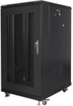Lanberg | Rack cabinet 19" free-standing 22U/600x800 (flat pack) with mesh door | FF01-6822-23B | Black FF01-6822-23B | 5901969439892