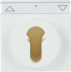 With marking. For half-cylindrical type switches and blind control switch/push-switch. For inserts 2733 USL-101 and 2712 USL-101, 2713 USL-101, 2722 USL-101, 2723 USL-101. 2CKA001710A3925 | 4011395131572