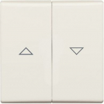 As cover for flush-mounted blind control switch/push switch. screwable (fixing element) Delivered with sealing ring. For inserts 2000/4 and 2020/4 US. IP 44 only in conjunction with cover frames All Weather 44. 2CKA001731A1841 | 4011395911303