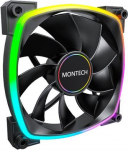 CASE FAN 140MM/RX140 PWM BLACK MONTECH RX140PWMBLACK | 4710562741285