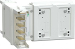 Tee, Canalis KSA250, aluminium , 100/160/250A, fixed dimensions (A/B/C 165mm), 3L+N+PE, white RAL900 KSA250DTC40 | 3606480004254