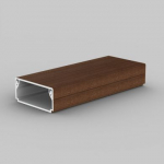 Angular trunking 40x20, wooden imitation - DARK OAK, 2 m, carton. Classic shape. Intended for assembly to the wall or to the ceiling. Double lock of the cover provides higher rigidity of the trunking and provides better fixation of the cover. LHD 40X ...