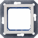 Module rack, 2-gang, with an intermediate frame, Screw fixing, soft black, DELTA i-system 5TG2010 | 4001869333496