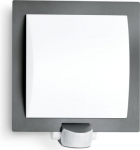 LED Outdoor wall luminaire L 20 S Sensor-switched max. 60 W E27 180&deg; 10m IP44 2-2000lux Anthracite 035693 | 4007841035693