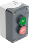 Dark grey station, green flush/red flush pushbuttons &Oslash;22 spring return. range of product: Harmony XALD - product or component type: complete control station - device short name: XALD - product destination: for XB5 &Oslash; 22 mm control and signalling units ...