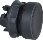 Head for non illuminated push button, Harmony XB5, black flush, 22mm, spring return, unmarked ZB5AH02 | 3389110134841