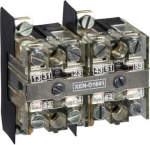 Contact block, Harmony XAC, double contact, 2 spring return, single speed, front mounting, 2NO XEND2611 | 3389110607772