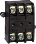Contact block, Harmony XAC, single contact, spring return, emergency stop push button, 3NO XENT1991 | 3389110609103
