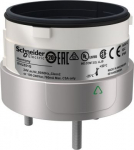 Fixing unit for modular tower lights, Harmony XVU, silver, 60mm, 3 pins direct mounting XVUZ01Q | 3606480556043