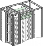 PanelSeT SFM horizontal busbar barrier 3M - form 2b - W800xD400 mm NSYHPF2B3M84 | 3606480850769