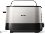 Philips | Toaster | HD2635/90 Viva Collection | Number of slots 2 | Housing material Metal/Plastic | Stainless Steel/Black HD2635/90 | 8710103792420