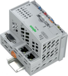 Controller PFC200 Gen2, 2x Ethernet, RS-232/-485, 24V DC, DIN-rail mounting 750-8212 | 4055143758789