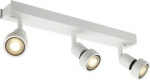 PURI 3 ceiling light, matt white, 3x GU10, max. 3x 50W, incl. deco ring 147381 | 4024163144629