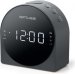 Muse | Dual Alarm Clock radio PLL | M-185CR | AUX in | Black M-185CR | 3700460202415