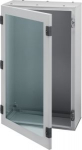 Sienas sadale Orion metāla 400x400x200 ar stiklu FL158A | 3250610670675