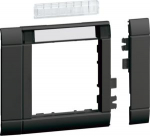 Frontplate modular, CP 55, Lid 80, hfr, Labeling Field, graphitblack GR0802A9011 | 4012740982238
